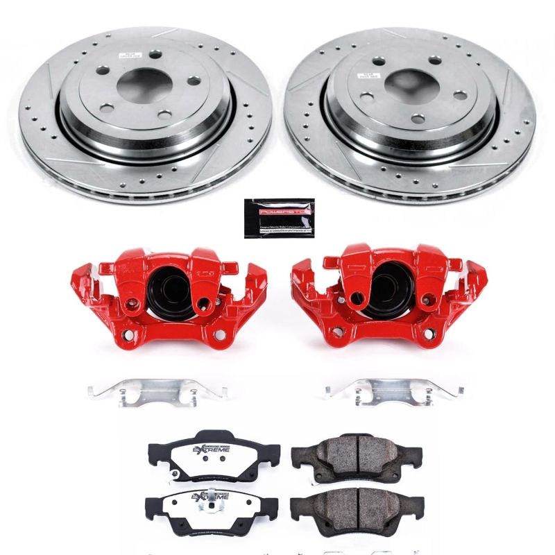 PowerStop Power Stop 11-17 Dodge Durango Rear Z36 Truck & Tow Brake Kit w/Calipers