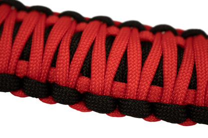 Fishbone Offroad 07-18 Wrangler JK A Pillar Sound Bar Red Paracord Grab Handles