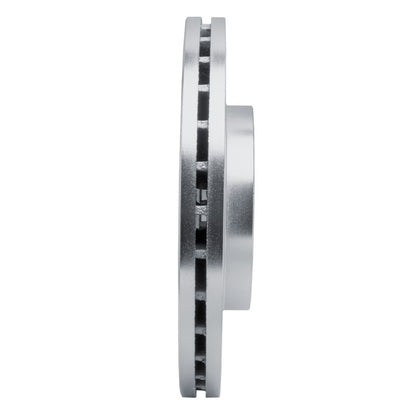 R1 Concepts R1 91-94 Nissan NX Front Right Drilled & Slotted Silver Brake Rotor