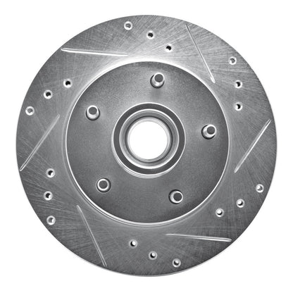 R1 Concepts R1 78-78 Buick CENTURY Front Left Drilled & Slotted Silver Brake Rotor
