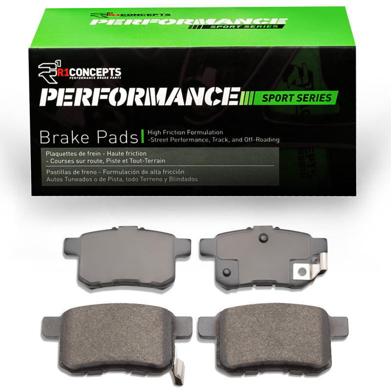 R1 Concepts R1 08-17 Honda Accord Coupe Rear Performance Sport Brake Pads