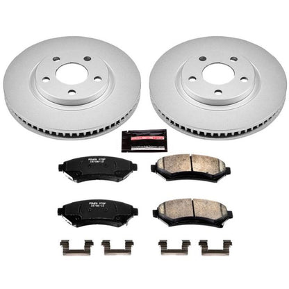 PowerStop Power Stop 00-04 Buick LeSabre Front Z17 Evolution Geomet Coated Brake Kit