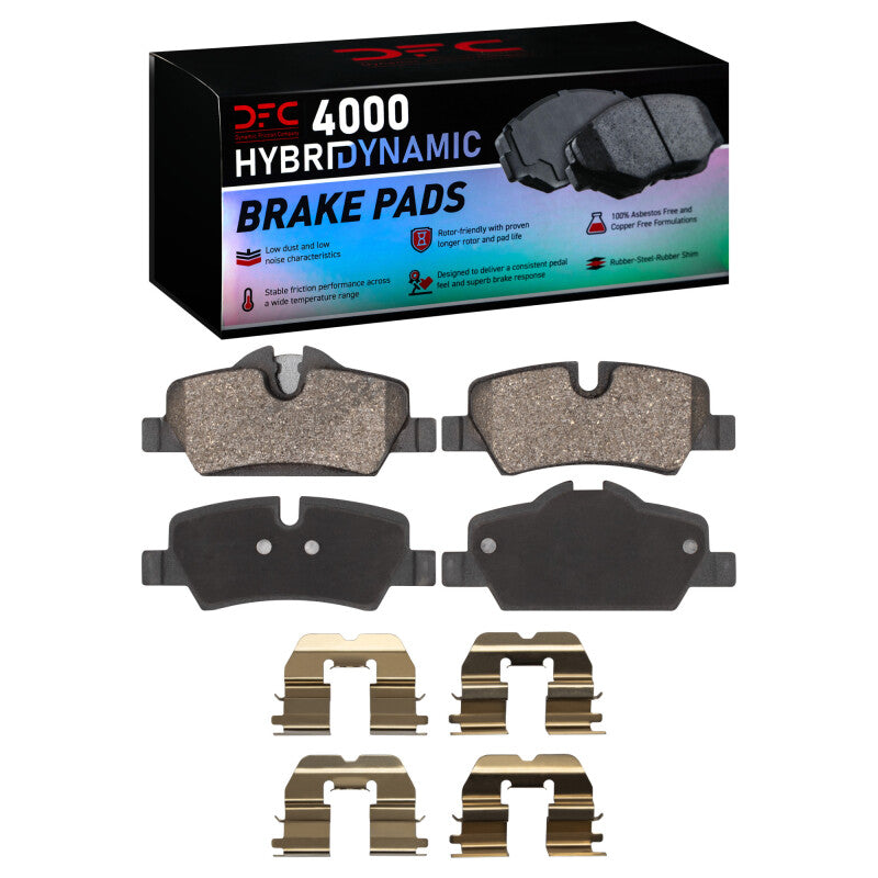 DFC 14-24 Mini Cooper (Excl Clubman) Rear 4000 HybriDynamic Brake Pads and Hardware Kit