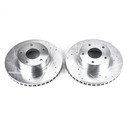 PowerStop Power Stop 2004 Pontiac GTO Front Evolution Drilled & Slotted Rotors - Pair