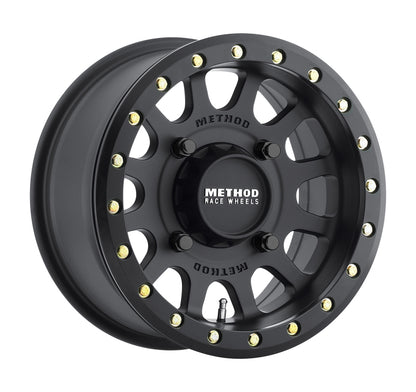 Method Wheels Method MR401 UTV Beadlock 14x7 / 5+2/38mm Offset / 4x156 / 132mm CB Matte Black Wheel