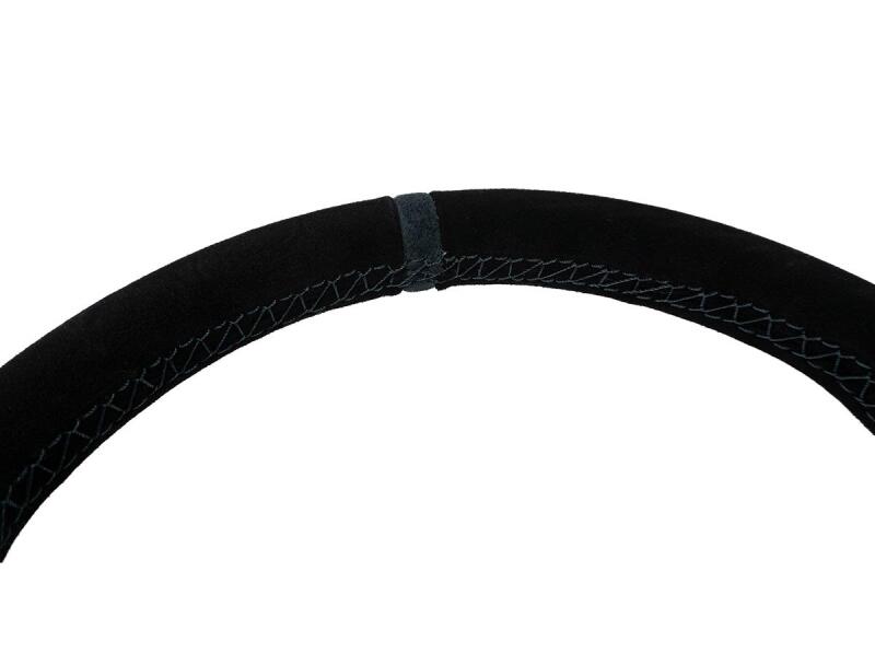PRP Seats PRP Comp-R D-Shape Suede Steering Wheel - Blue