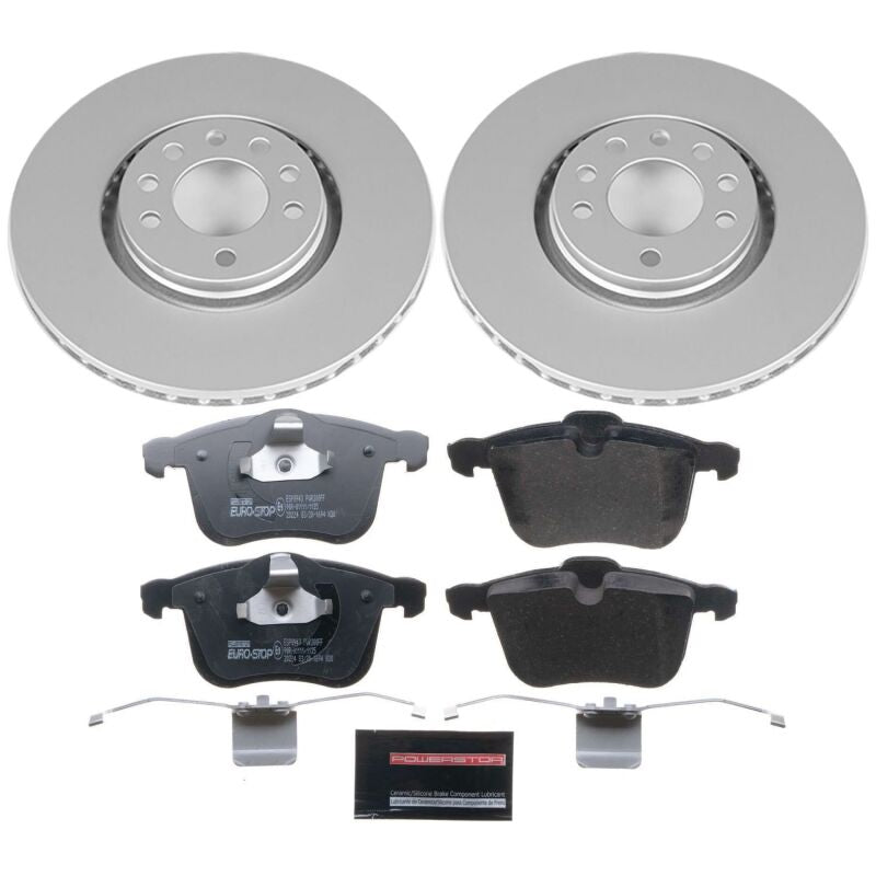 PowerStop Power Stop 06-11 Saab 9-3 Front Euro-Stop Brake Kit
