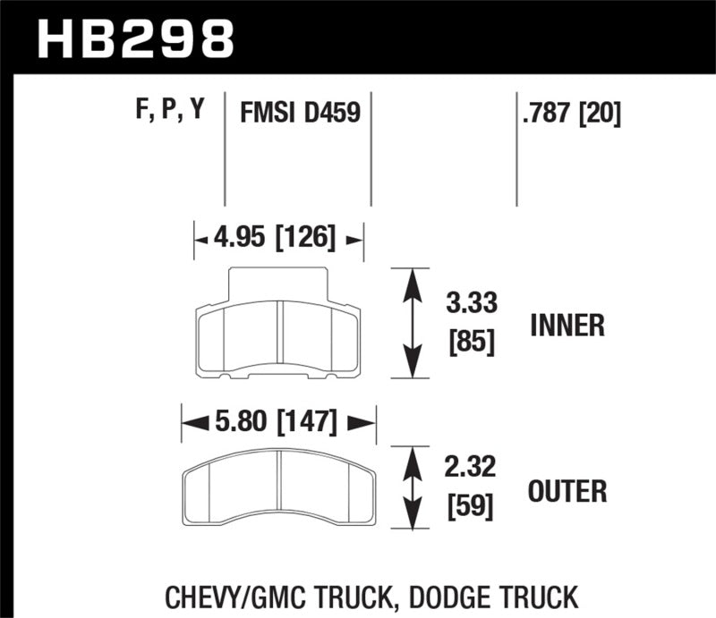 Hawk Performance Hawk HPS Street Brake Pads