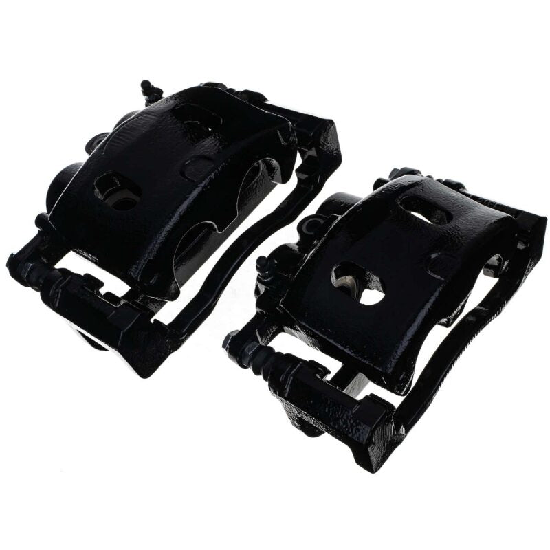 PowerStop Power Stop 08-20 Cadillac Escalade Front Black Caliper - Pair w/Bracket