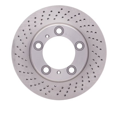 DFC 05-08 Porsche Cayman Left Front Drilled Brake Rotor