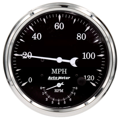 AutoMeter Auto Meter Old Tyme Black Tach/Speedo 5in. - 120mph & 8k RPM