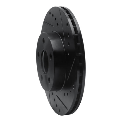 R1 Concepts R1 90-05 Buick Skylark Front Right Drilled & Slotted Black Brake Rotor