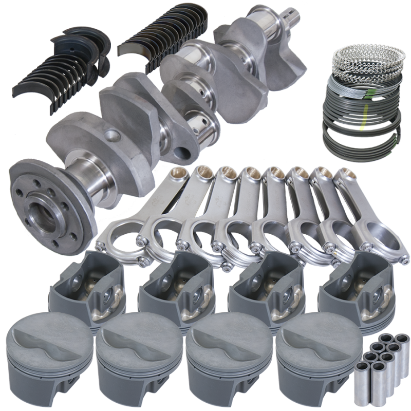 Eagle Chevy 350 3.480in Crank 5.700in H-Beam -5cc Flat Top 4.060in Pistons Rotating Assembly
