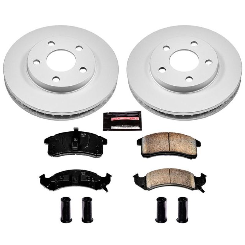PowerStop Power Stop 92-93 Buick LeSabre Front Z17 Evolution Geomet Coated Brake Kit