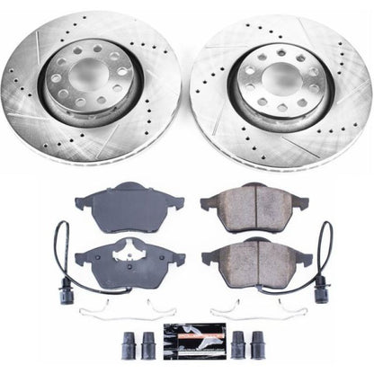 PowerStop Power Stop 97-99 Audi A8 Front Z23 Evolution Sport Brake Kit