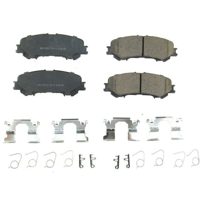 PowerStop Power Stop 17-19 Nissan Titan Rear Z17 Evolution Ceramic Brake Pads w/Hardware