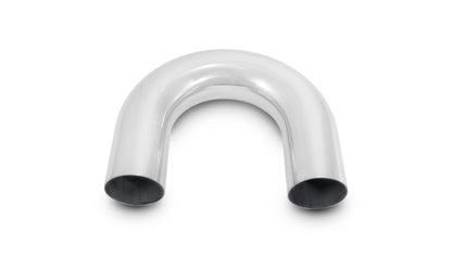 Vibrant 2.5in O.D. Universal Aluminum Tubing (180 degree Bend) - Polished