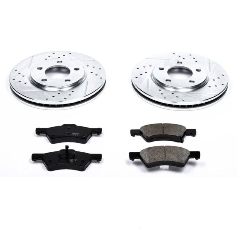 PowerStop Power Stop 01-07 Chrysler Town & Country Front Z23 Evolution Sport Brake Kit