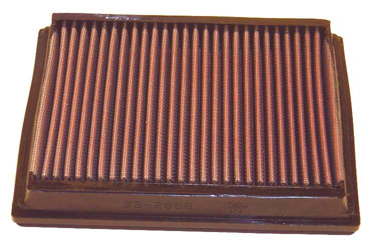 K&N Engineering K&N Replacement Air Filter AUDI RS6, 4.2L-V8 (TWIN TURBO); 2002-2003 (2 FILTERS REQUIRED)