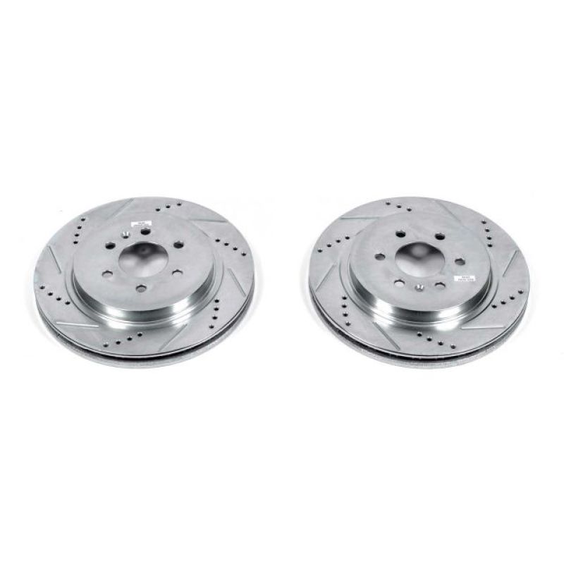 PowerStop Power Stop 04-09 Cadillac SRX Rear Evolution Drilled & Slotted Rotors - Pair