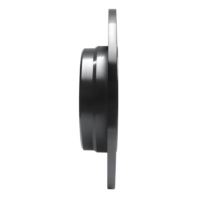 R1 Concepts R1 98-03 Mercedes-Benz E320 Rear Right Drilled & Slotted Black Brake Rotor