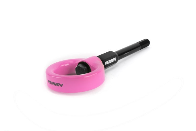 Perrin Performance PERRIN 02-07 Subaru WRX/STI Tow Hook Kit (Front) - Hyper Pink