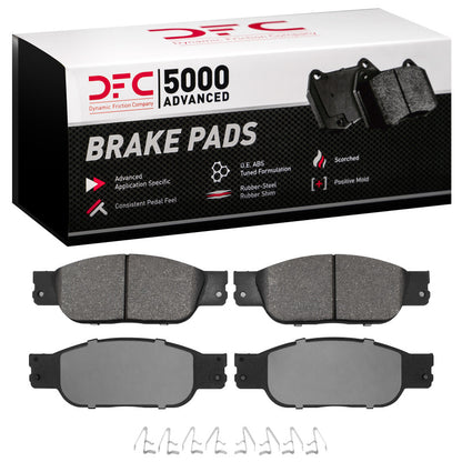 DFC 03-05 Jaguar Vanden Plas Front 5000 Advanced Low Metallic Brake Pads