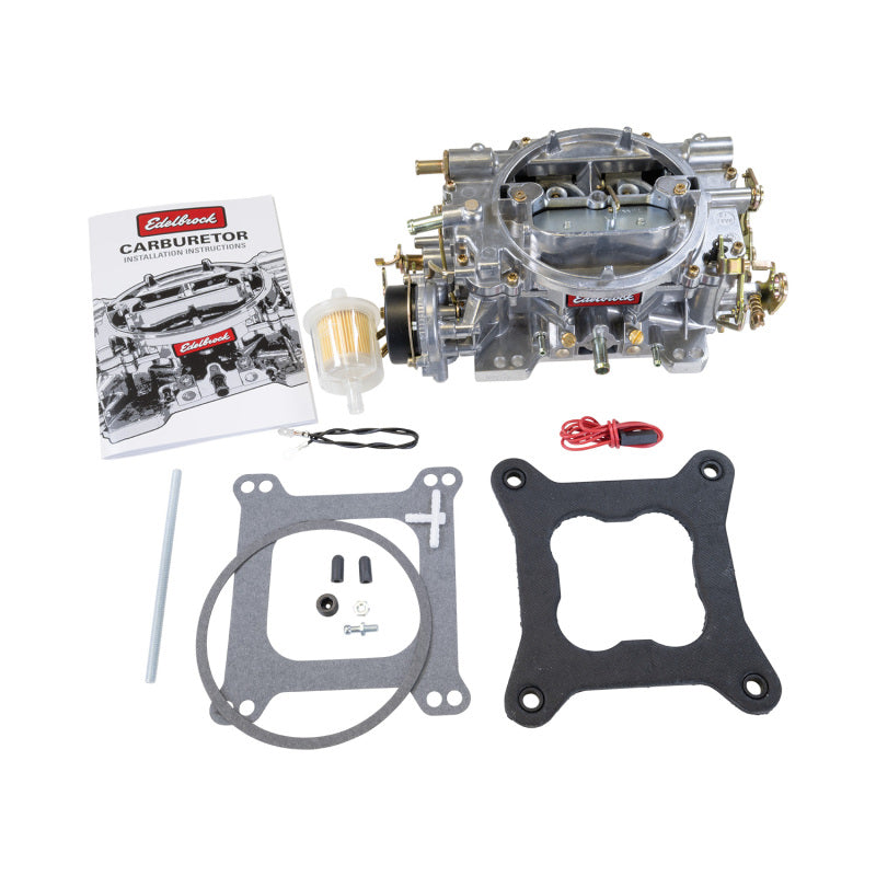 Edelbrock Carburetor Performer Series 4-Barrel 600 CFM Electric Choke Satin Finish