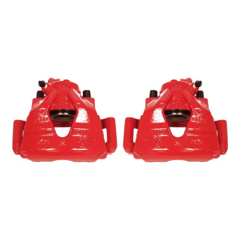PowerStop Power Stop 99-10 Volkswagen Beetle Front Red Calipers w/Brackets - Pair