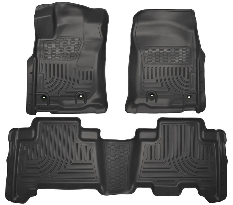 Husky Liners 2013 Toyota 4Runner WeatherBeater Black Front & 2nd Seat Floor Liners