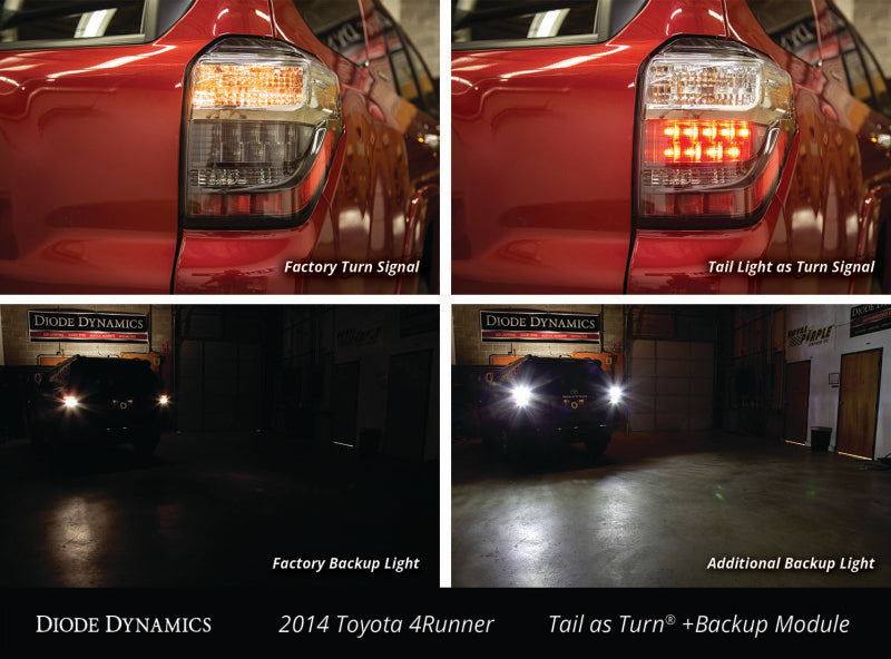 Diode Dynamics 14-21 Toyota 4Runner Tail as Turn Module +Backup Module (USDM) Stage 2