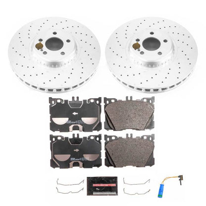 PowerStop Power Stop 18-20 Mercedes-Benz C43 AMG Front Euro-Stop Brake Kit