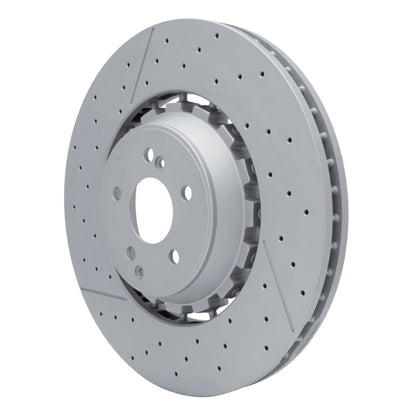DFC 13-25 Mercedes-Benz GLC63 AMG S Front Drilled and Slotted Hi-Carbon Alloy Geomet Coated Rotor