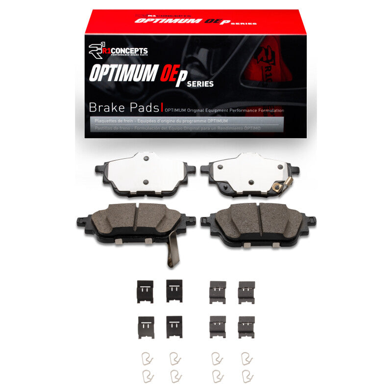 R1 Concepts R1 2020-2025 Nissan Sentra Rear R1 Optimum OE Pads & Hardware Kit
