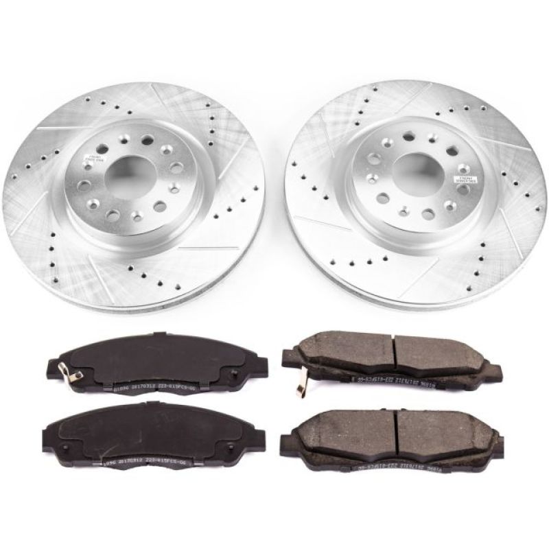 PowerStop Power Stop 17-18 Cadillac XT5 Front Z23 Evolution Sport Brake Kit