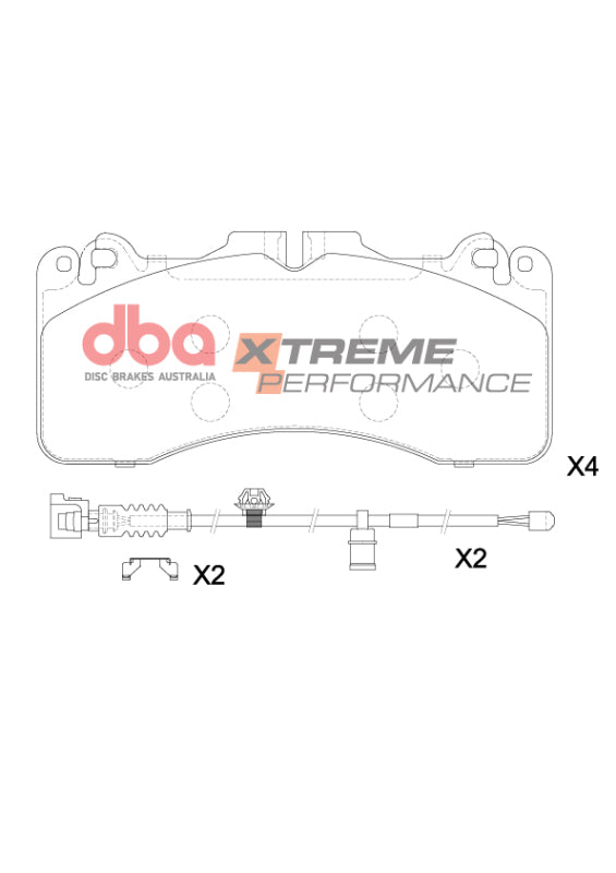 DBA 16-20 Lexus GS F XP Performance Front Brake Pads