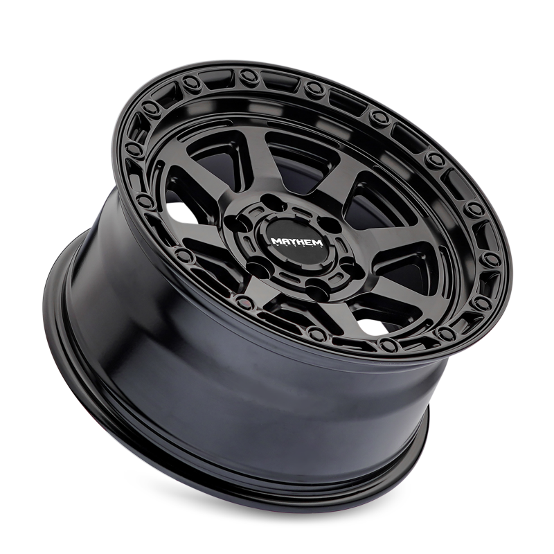 Mayhem 8306 Ridgeline 17x8.5 / 6x139.7 BP / 6mm Offset / 106.1mm Hub Satin Black Wheel