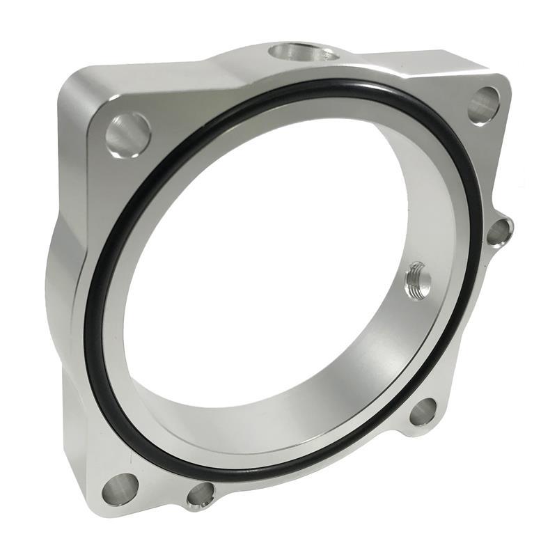 Torque Solution Throttle Body Spacer (Red) - 10-14 Chevy Camaro 6.2L