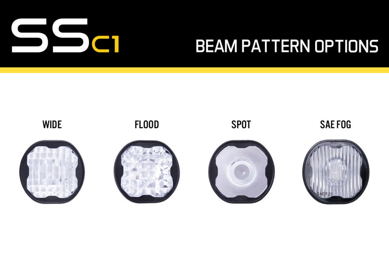 Diode Dynamics Stage Series C1 Lens Flood Clear