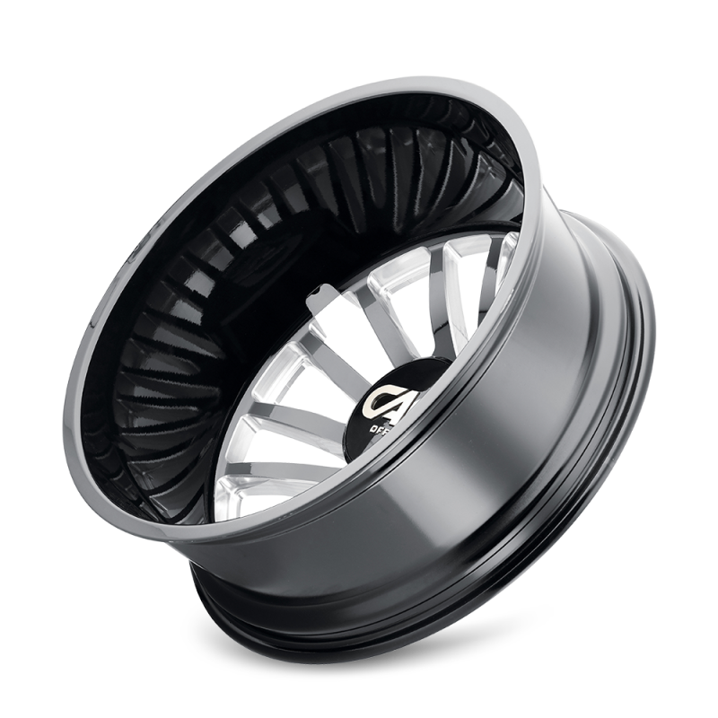 Cali Off-Road 9110D Summit Dually 20x8.25 / 8x165.1 BP / -192mm OS / 121.3mm Hub Gls Blk Mill Wheel