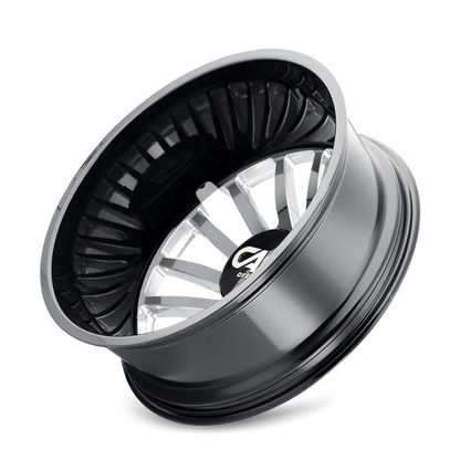 Cali Off-Road 9110D Summit Dually 20x8.25 / 8x165.1 BP / -192mm OS / 121.3mm Hub Gls Blk Mill Wheel