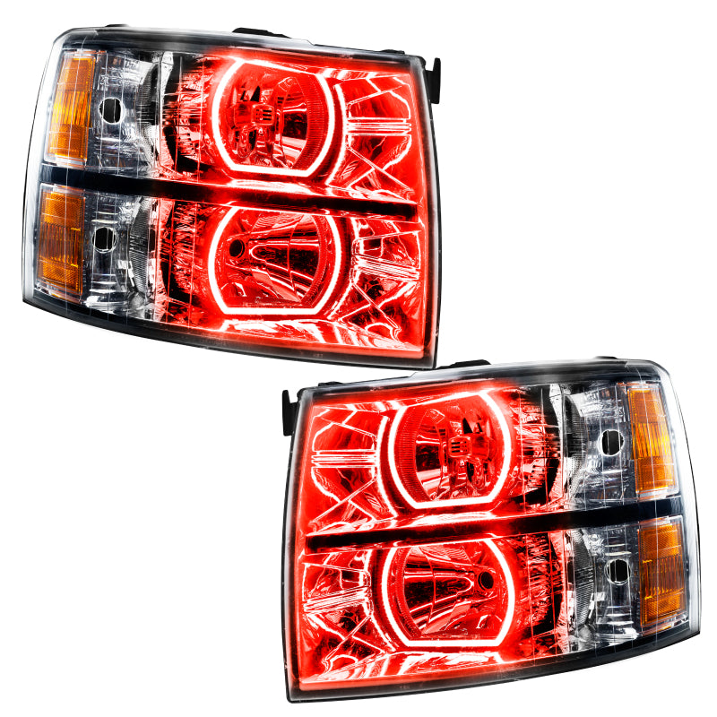 ORACLE Lighting Oracle 07-13 Chevrolet Silverado SMD HL - Square Style - ColorSHIFT