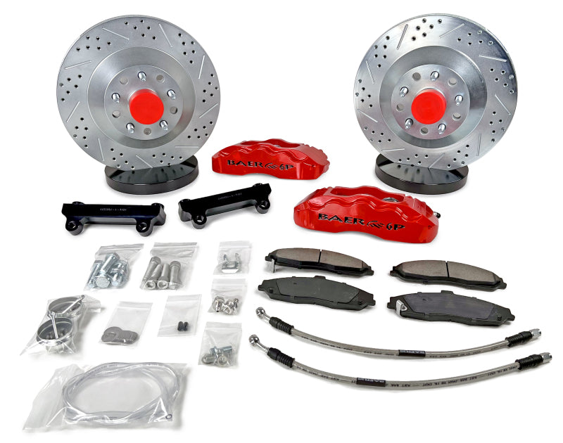 Baer Brakes 68-69 Ford Fairlane 13in Pro Front SDZ Brake Kit - Fire Red