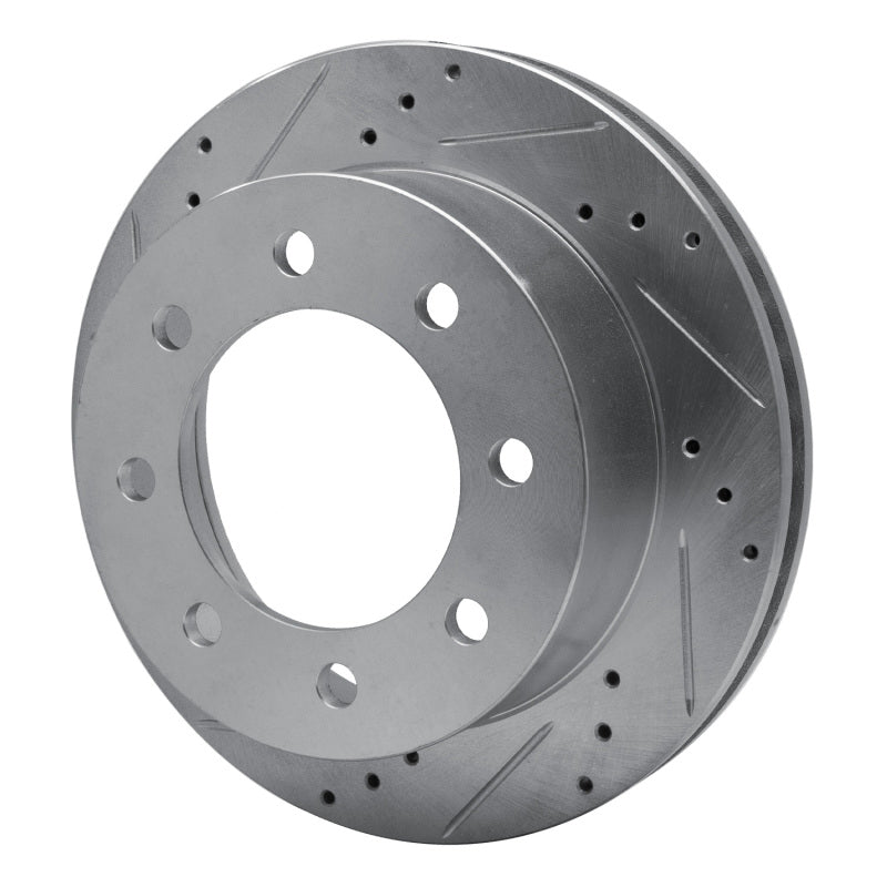 R1 Concepts R1 00-02 Dodge Ram 3500 Front Left Drilled & Slotted Silver Brake Rotor