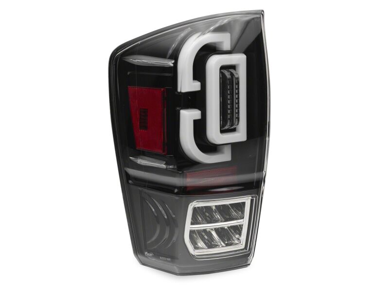 Raxiom 16-23 Toyota Tacoma XW Series Sequential LED Tail Lights- Black Housing- Clear Lens