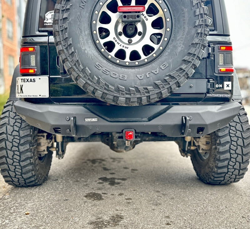 Rival 4x4 Rival 2018-2026 Jeep Wrangler JL  Rear Aluminum Stubby Bumper