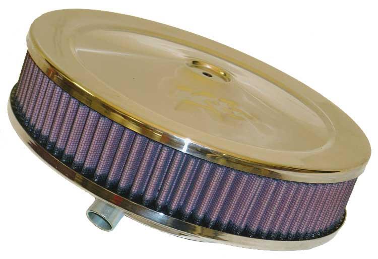 K&N Engineering K&N Custom Oval Race Filter 5-1/8in FLG / 9in OD x 3-3/8in HW/VENT