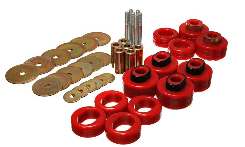 Energy Suspension Cab Mount Set - Std Cab - Red
