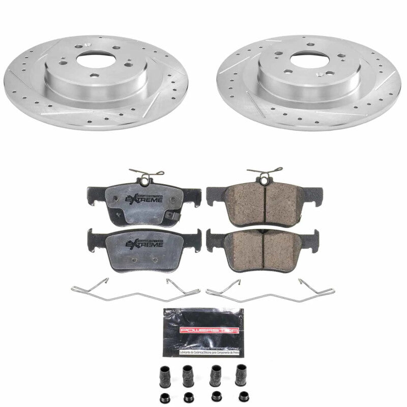 PowerStop Power Stop 21-25 Acura TLX Rear Z26 Street Brake Kit