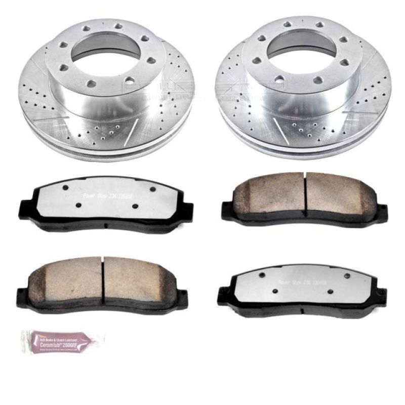 PowerStop Power Stop 10-12 Ford F-450 Super Duty Front Z36 Truck & Tow Brake Kit
